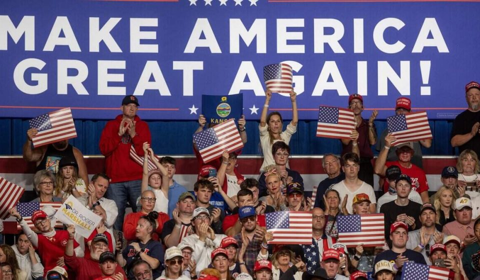 Crowd estimates for Trump's Heartland Credit Union Arena event