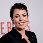 Olivia Colman, 52, Oscar winner, models gray hair at Miu Miu