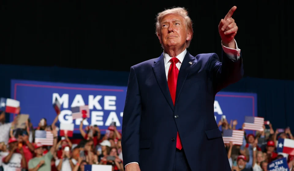 Trump returns to Texas, where Republicans are in trouble