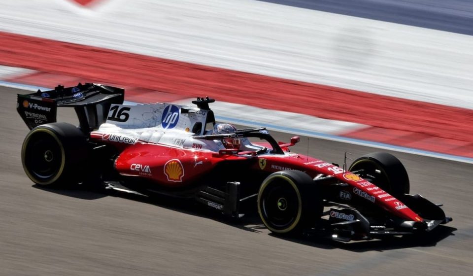 Leclerc leads Verstappen in first free practice at F1 US GP