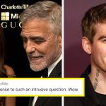 George Clooney praised for 'elegant' response after red carpet reporter asks him 'horrible', 'intrusive' question about Presley Gerber's death - BuzzFeed