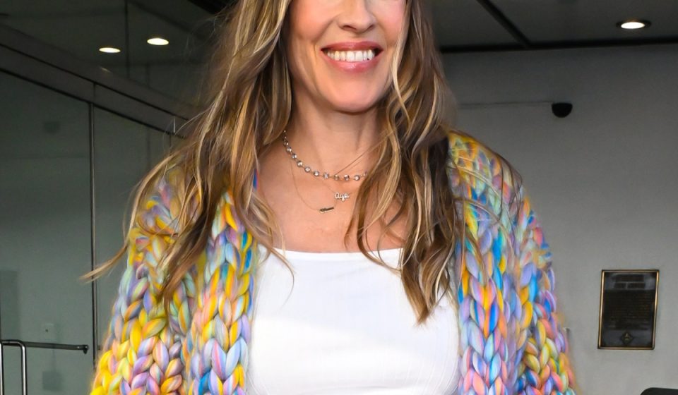 Pregnant Hilary Swank Debuts Baby Bump During NYC Outing: Photo