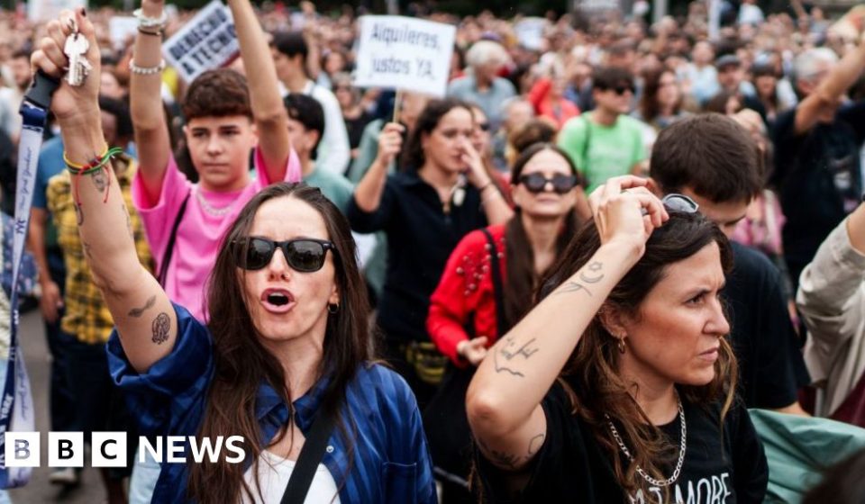 Protesters across Spain demand action on housing crisis – BBC News Africa
