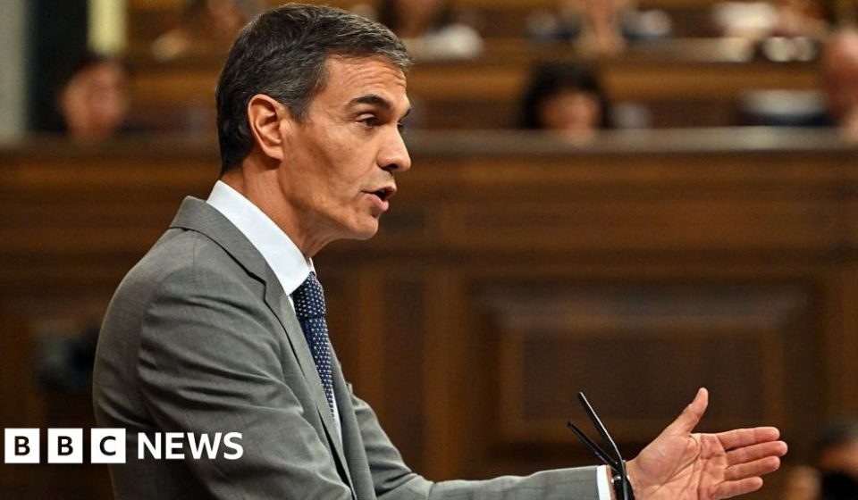Spanish PM Sánchez loses key vote on housing crisis after eviction of 87-year-old woman - BBC News Africa