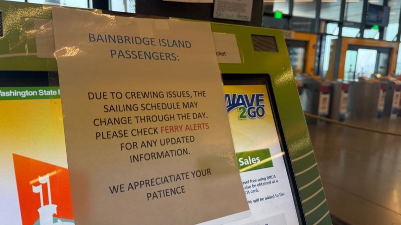 Crew interventions cause major disruptions to state ferry service, 72% out of service