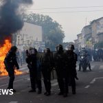 France to close nearly 500 schools on Monday following student protests - BBC News Africa