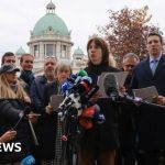 Student-backed election winners demand mass resignations in Serbia - BBC News Africa