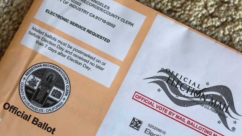 Trump administration steps up voter registration fight by threatening California election officials