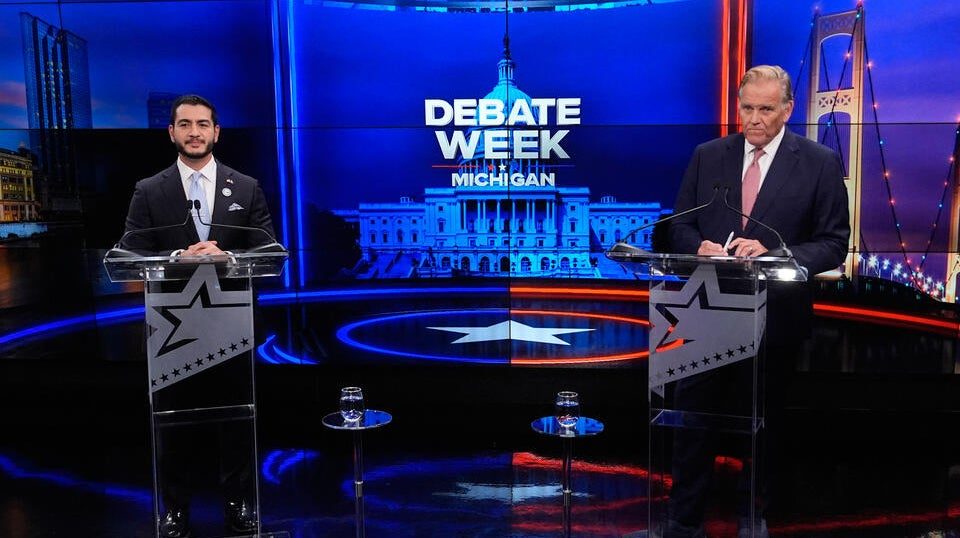 El-Sayed and Rogers argue over Iran and Trump, throwing insults, during Michigan Senate debate