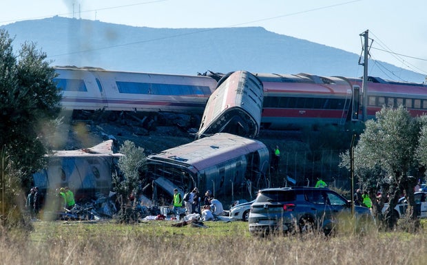 High-speed train crash in Spain leaves at least 68 dead, dozens injured, authorities say