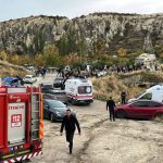 The collapse of a rock formation in the tourist region of Cappadocia in Türkiye leaves at least three dead.
