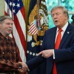 Trump meets Stephen Hubbard at the White House after his release from Russian prison