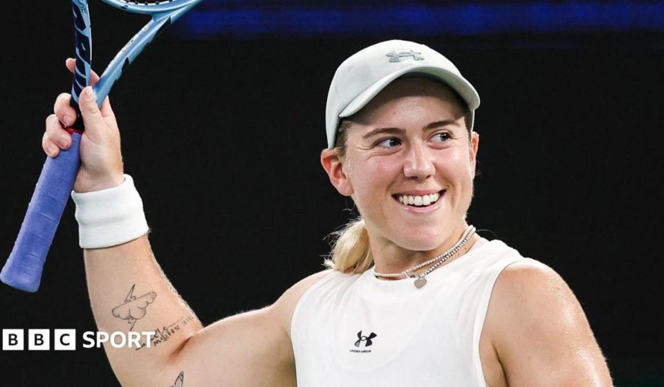 Wuhan Open: Sonay Kartal beats Jelena Ostapenko to reach first WTA 1,000 final of her career