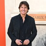 Tom Cruise and his son Nicole Kidman, Connor Cruise, attend the MLB World Series: photo