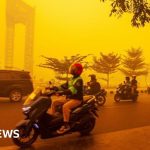Desperate to clear toxic haze, Indonesia douses its skies with dry ice - BBC News Africa