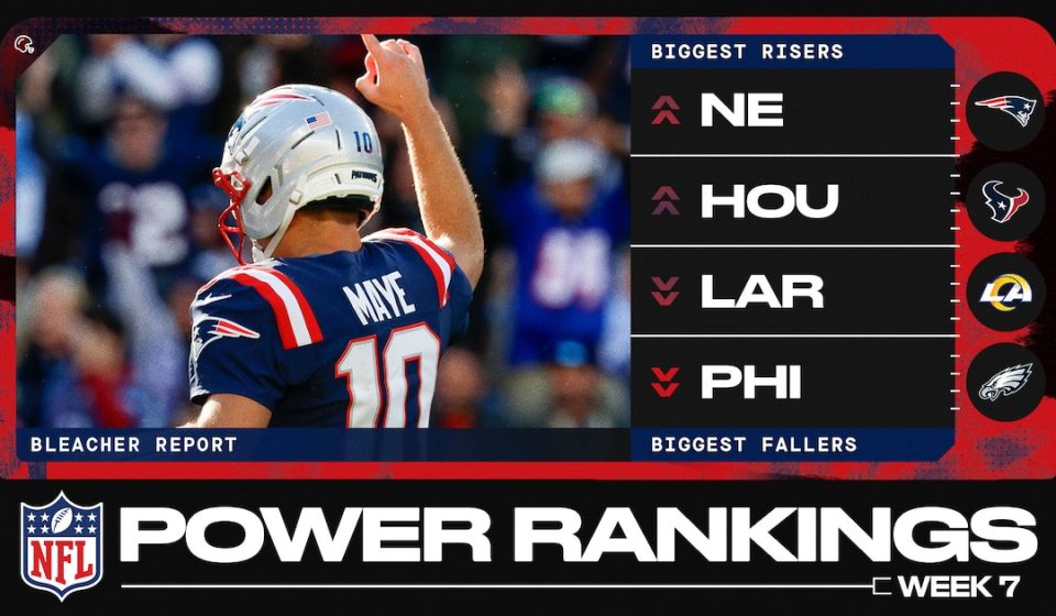 B/R Experts Week 7 NFL Power Rankings