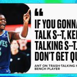 Anthony Edwards calls out heat reserve for 'talking pretty crazy' during T-Wolves' blowout win
