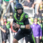 Oregon to start Brock Thomas at QB: Ducks bench Dylan Raiola as CFP hopes hang in the balance