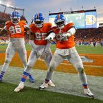 The Broncos' returning Orange Crush uniforms meet the Seahawks' returning Royal Blue in a rare NFL color-versus-color game