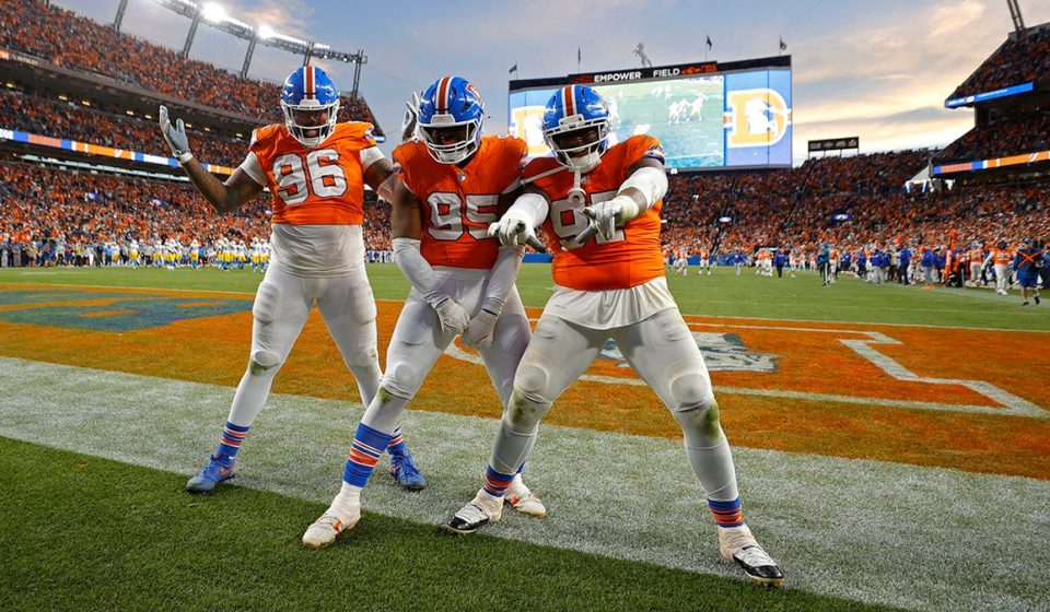 The Broncos' returning Orange Crush uniforms meet the Seahawks' returning Royal Blue in a rare NFL color-versus-color game
