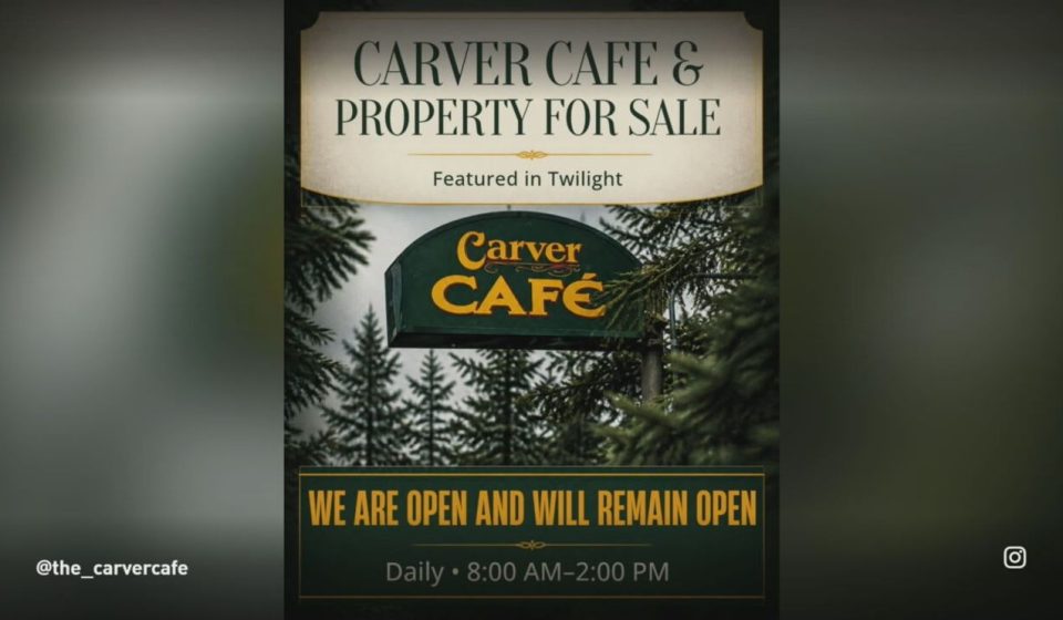 Oregon's Famous Carver Cafe, Featured in the 'Twilight' Film Series, Is Up for Sale