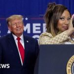 Rapper Nikki Minaj joins Trump on stage at Michigan rally - BBC News Africa