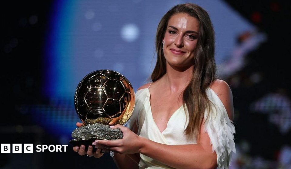 Women's Ballon d'Or: Alexia Putellas wins this award for the third time, a record