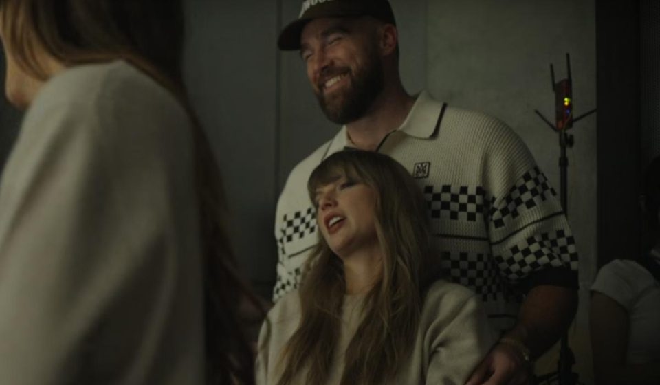 Travis Kelce Supports Taylor Swift Behind the Scenes of 'Patient Zero' Video