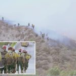 Bicycle fire breaks out in Santa Clarita, Los Angeles County, as homes evacuated