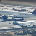 Delta and Air Canada planes involved in collision on LAX runway