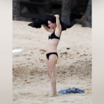 Courteney Cox shows off her bikini body during a beach trip to Hawaii