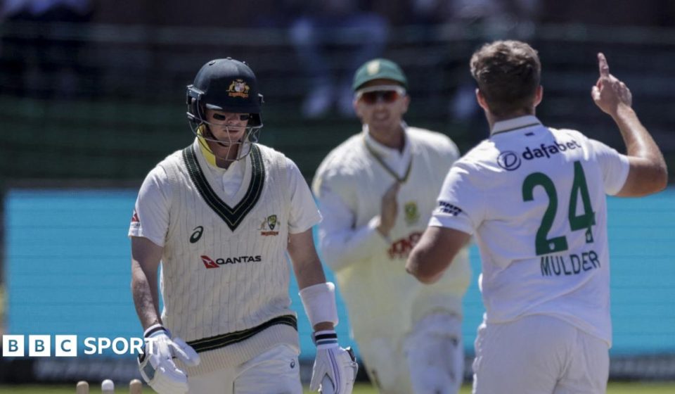 South Africa vs Australia: Tourists grouped for 99 in brutal collapse