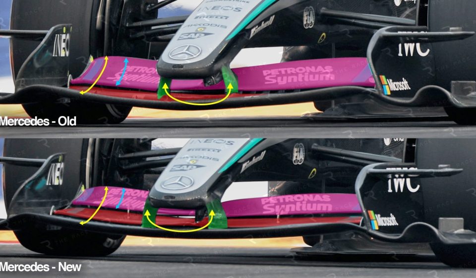 A big weakness of Mercedes' new upgrade has been revealed