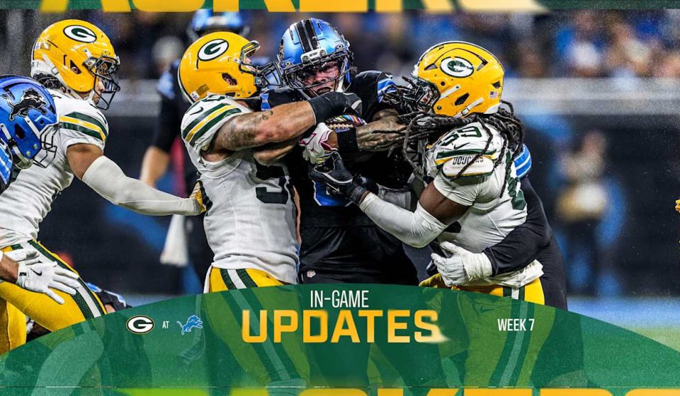 The Packers fall to the Lions, 20-17