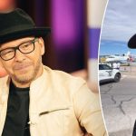 Donnie Wahlberg thanks pilots after private jet skids off Las Vegas runway