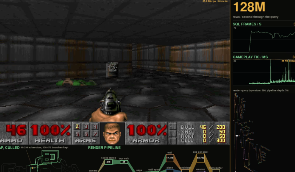 Someone got Doom in a SQL database Someone got Doom in a SQL database