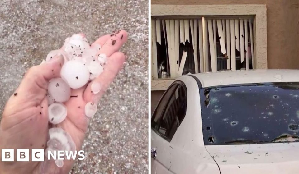 Devastating hail hits Phoenix in rare storm