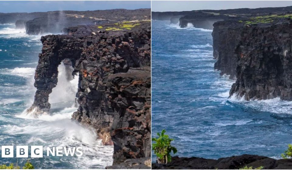 Hawaii’s iconic 500-year-old Hōlei Sea Arch collapsed into the sea – BBC News Africa Hawaii's iconic 500-year-old Hōlei Sea Arch collapsed into the sea - BBC News Africa