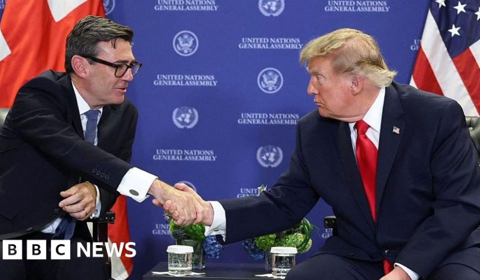 Trump says Burnham 'gets it done' after Jackdaw decision - BBC News Africa