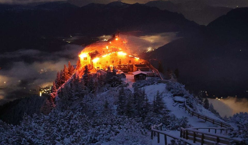 German suspect arrested for arson during Hitler retreat as building nearly destroyed German suspect arrested for arson during Hitler retreat as building nearly destroyed