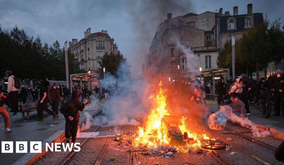 Nearly 1,000 people arrested as clashes follow another day of mass protests across France Nearly 1,000 people arrested as clashes follow another day of mass protests across France