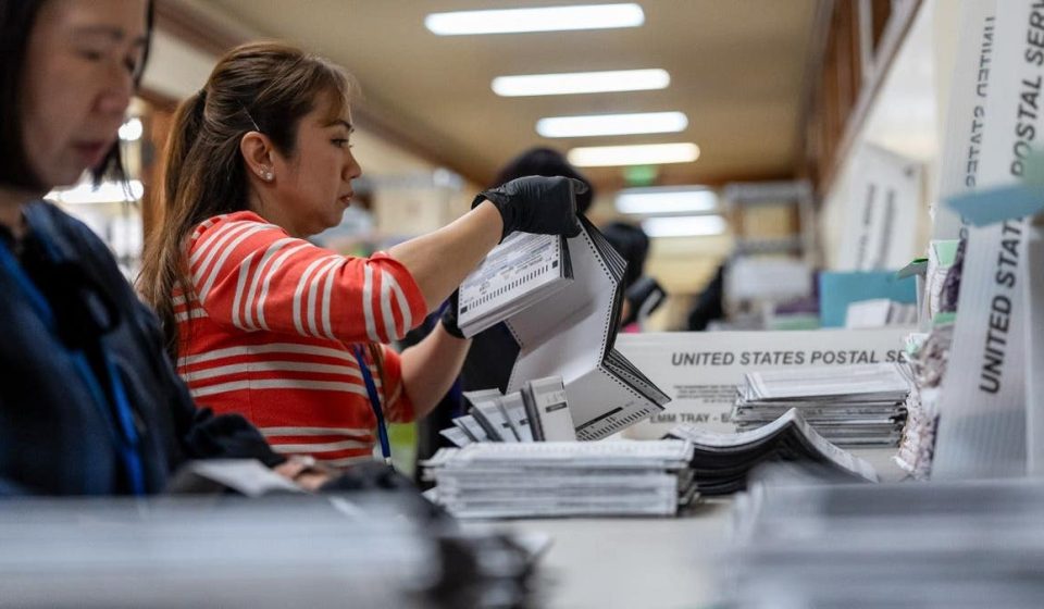 Federal judge blocks Trump admin from threatening election workers