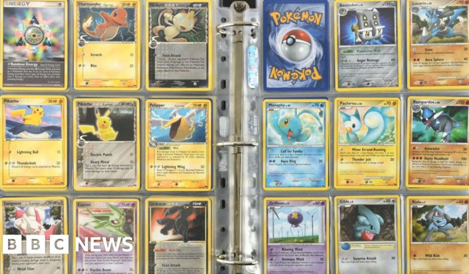 Retired decorator's Pokémon cards sell for £1.5m - BBC News Africa