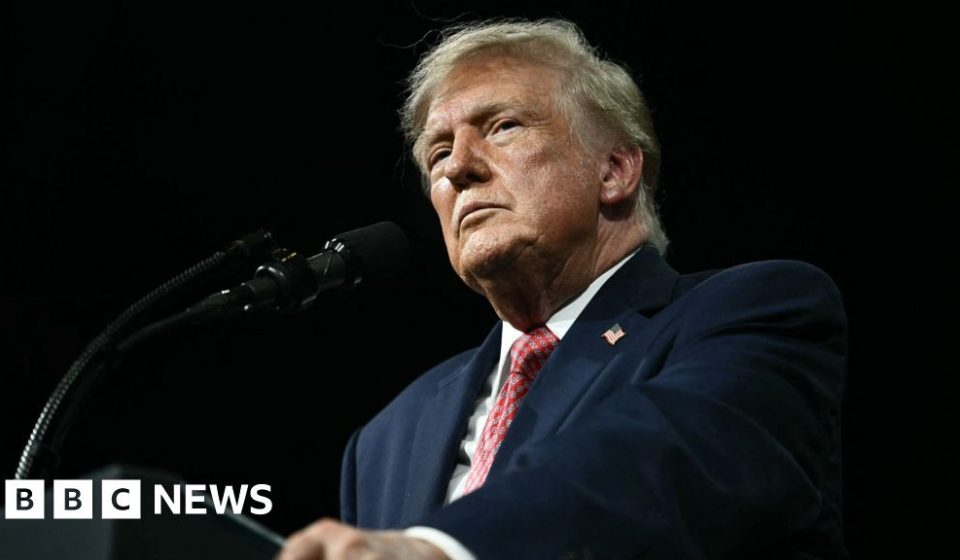 Trump ordered to appear for testimony in BBC trial - BBC