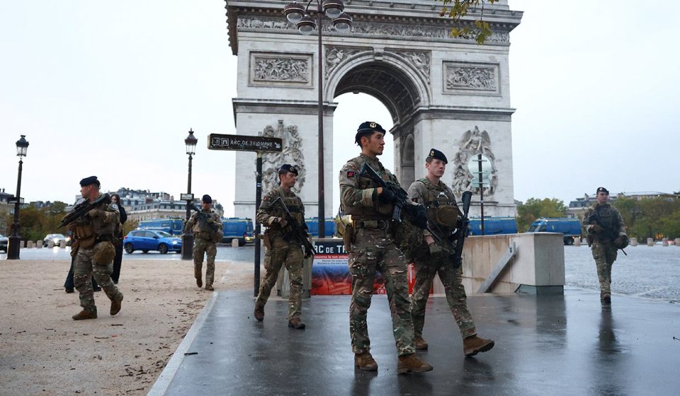 Protests and marches take place in French cities as police seek to prevent violence