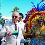 King Charles shows off dance moves on day two of his Caribbean tour - BBC News Africa