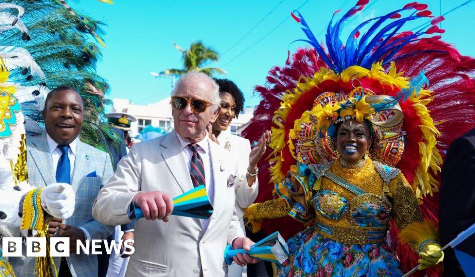 King Charles shows off dance moves on day two of his Caribbean tour - BBC News Africa