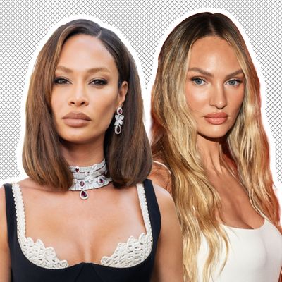 What's going on between Candice Swanepoel and Joan Smalls?