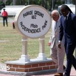 King visits site of Guyanese slave rebellion during Caribbean tour - BBC News Africa