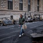 French leaders pledge to restore order after weekend of violent riots across the country
